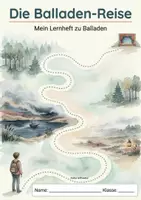 Vorschau - Stundenentwürfe - Die Balladen-Reise – Lernheft Klasse 7 - Deckblatt