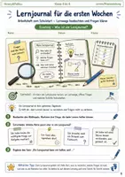 Vorschau - Arbeitsblätter - Lernjournal für die ersten Wochen Arbeitsheft Klasse 5 bis 6 Schulstart - Deckblatt