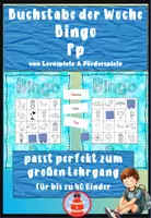 Vorschau - Stationenlernen - Bingo Laut P - Lauterkennung und phonologische Bewusstheit - Buchstabe der Woche - Deckblatt