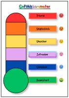 Vorschau - Poster - Gefühlsbarometer für die Grundschule - Deckblatt