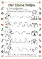 Vorschau - Mal- und Bastelvorlagen - Alles rund um den Hund – Wissens- und Mitmachheft (Kita–1. Klasse) - Seite 3