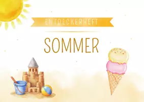 Vorschau - Arbeitsblätter - Projektmappe Sommer | Basteln, Natur, Tiere, Wetter | Kindergarten Kita Vorschule - Seite 1