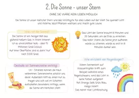 Vorschau - Arbeitsblätter - Projektmappe Sommer | Basteln, Natur, Tiere, Wetter | Kindergarten Kita Vorschule - Seite 3