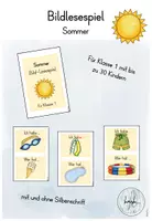 Vorschau - Spiele - Bildlesespiel - Sommer - Schuljahresende - Deckblatt