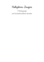 Vorschau - Anderer Materialtyp - Kinderzeugnis Fuchs | Fuchsklasse Halbjahr & Schuljahresende Zeugnis - Seite 1