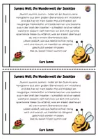 Vorschau - Arbeitsblätter - Mini-Heft HSU - Bienen und Insekten (3./4.Klasse) - Seite 1