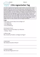 Vorschau - Stundenentwürfe - Kostenlos: Lesetraining Wetter – Leseverständnis Klasse 2 - Seite 2