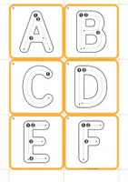 Aperçu - Apprentissages en autonomie - Lettres capitales à tracer - Page 3