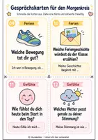 Vorschau - Aufgabenkarten - Morgenkreis Gesprächskarten: 60 Karten für die Grundschule - Seite 3