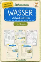 Vorschau - Arbeitsblätter - Wasser Arbeitsblätter Sachunterricht Wasserkreislauf - Deckblatt