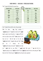 Vorschau - Arbeitsblätter - past simple - regular and irregular verbs - Seite 2