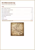 Vorschau - Arbeitsblätter - Völkerwanderung - vierfach differenziert inkl. unabhängiger Förderversion / DaZ - Seite 1