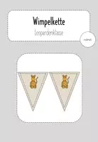 Vorschau - Anderer Materialtyp - Willkommen - Wimpelkette Leopardenklasse - Deckblatt