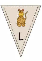 Vorschau - Anderer Materialtyp - Willkommen - Wimpelkette Leopardenklasse - Seite 3
