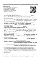 Vorschau - Arbeitsblätter - Arbeitsblätter zum Thema "Welche Probleme gibt es auf der Welt rund um den Kaffee?" + Lösung & MP3 + Infografik - Deckblatt