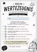 Vorschau - Anderer Materialtyp - Wertezeugnis Grundschulzeit / 4. Klasse - Deckblatt