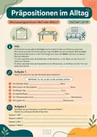 Vorschau - Arbeitsblätter - Präpositionen im Alltag – DaF/DaZ, A2–B1 (Erwachsenenbildung) - Seite 3