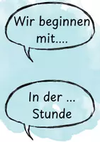 Vorschau - Fördermaterial/Inklusion - Unser Tag Wortweitergabe Satzstarter zur Stundenplanvorstellung - Seite 3