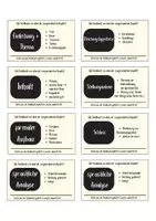 Vorschau - Bildkarten - Feedbackkarten (Einleitung, Hauptteil, Schluss) - Deckblatt
