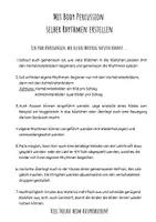 Vorschau - Stundenentwürfe - Mit Body Percussion selber Rhythmen erstellen - Seite 1