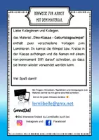 Vorschau - Bildkarten - Dinosaurier-Klasse - Dino Geburtstagswimpel zur Klassenraumdekoration (Dinosaurier) - Seite 1
