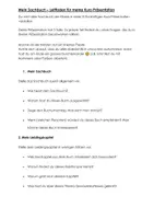 Vorschau - Arbeitsblätter - Sachbuch Präsentation - Deckblatt