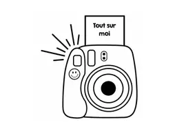 Aperçu - Matériel pour travaux manuels / dessin - Activité rentrée - se présenter - polaroid - Page 1