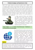 Vorschau - Arbeitsblätter - Politik in Asien: China, Indien, Japan & Konflikte - Seite 1