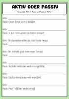 Vorschau - Arbeitsblätter - Aktiv & Passiv - Seite 2