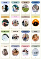 Vista previa - Refuerzo / NEE / Materiales de apoyo - Flashcards 64 verbs per practicar el català - página 3