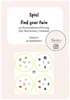 Vorschau - Spiele - Spiel: Find your twin! Buchstabeneinführung H - Deckblatt