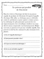 Aperçu - Feuilles d'exercices - Compréhension de lecture - Animaux aux pouvoirs incroyables - Page de couverture