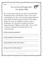 Aperçu - Feuilles d'exercices - Compréhension de lecture - Animaux aux pouvoirs incroyables - Page 3