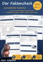 Vorschau - Unterrichtsreihen - Journalistische Textsorten: Der Faktencheck – prüfen und schreiben - Deckblatt