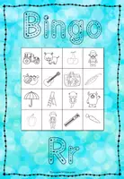 Vorschau - Spiele - Bingo Laut R - Lauterkennung und phonologische Bewusstheit - Buchstabe der Woche - Seite 2