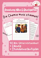 Vorschau - Stundenentwürfe - Anziehung, Nähe & Bauchgefühl | Ethik - Klasse 7-9. + Stundenverlaufsplan - Deckblatt