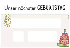 Vorschau - Poster - nächster Klassengeburtstag - Geburtstag - Visualisierung - Seite 3