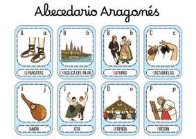 Vista previa - Decoración del aula - Abecedario Aragonés de la A a la Z - página 1