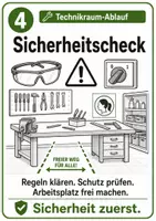 Vorschau - Bildkarten - Technikraum-Ablaufkarten: Tafel- und Phasenkarten für den Unterricht - Seite 3