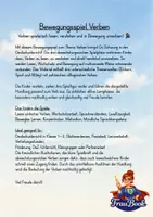 Vorschau - Stationenlernen - Bewegungsspiel Wortarten / Verben, Klasse 1-3 - Seite 1
