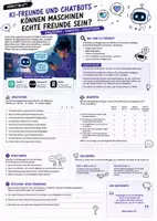 Vorschau - Arbeitsblätter - KI Freunde und Chatbots als Ersatz - Seite 1