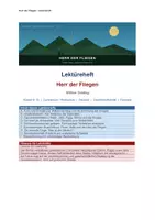 Vorschau - Unterrichtsreihen - Herr der Fliegen: Komplettpaket (6 Materialien) | William Golding | Lektürebegleitung, Figurenanalyse, Klassenarbeiten, Symbolik, Robinsonade, Film-Vergleich | Deutsch/Ethik Kl. 8–10 - Seite 1