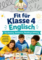 Vorschau - Stationenlernen - Fit für Klasse 4 Englisch - Deckblatt