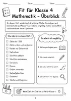 Vorschau - Stationenlernen - Fit für Klasse 4 Mathematik - Seite 1
