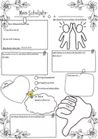 Vorschau - Arbeitsblätter - Rückmeldung für das Schuljahr - Deckblatt