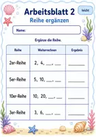 Vorschau - Arbeitsblätter - Einmaleins üben | Mathematik Klasse 3 | 6 Arbeitsblätter als PDF - Seite 2
