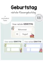 Vorschau - Spiele - Geburtstag - Klassengeburtstag - Materialpaket - Seite 1