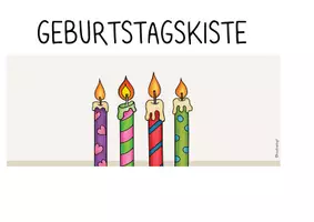 Vorschau - Poster - Geburtstagskiste - Aufkleber - Seite 2