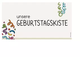 Vorschau - Poster - Geburtstagskiste - Aufkleber - Seite 3