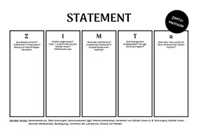 Vorschau - Merkblätter - Vorlage für UB-/UpP-Statement ZIMTa-Methode - Seite 3